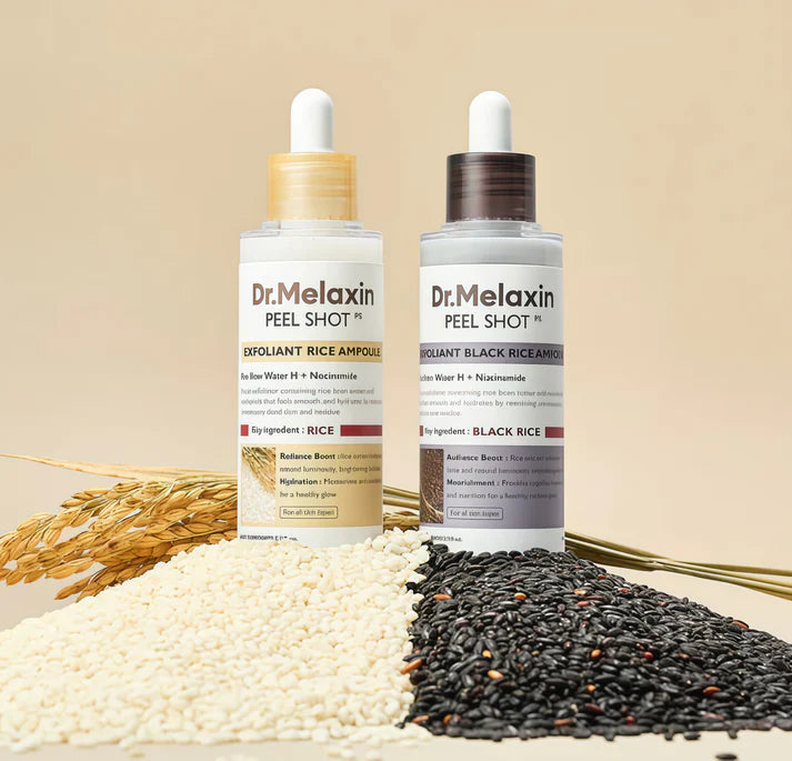 Sérum éclatant exfoliant à la peau de riz