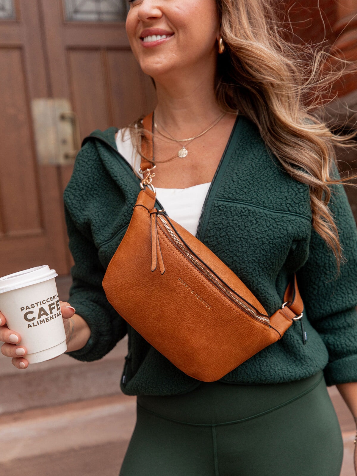 sac chic et styler  SIDEKICK cognac originale
