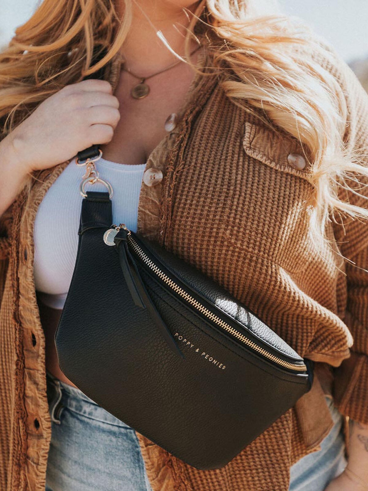 sac chic et styler  SIDEKICK cognac originale