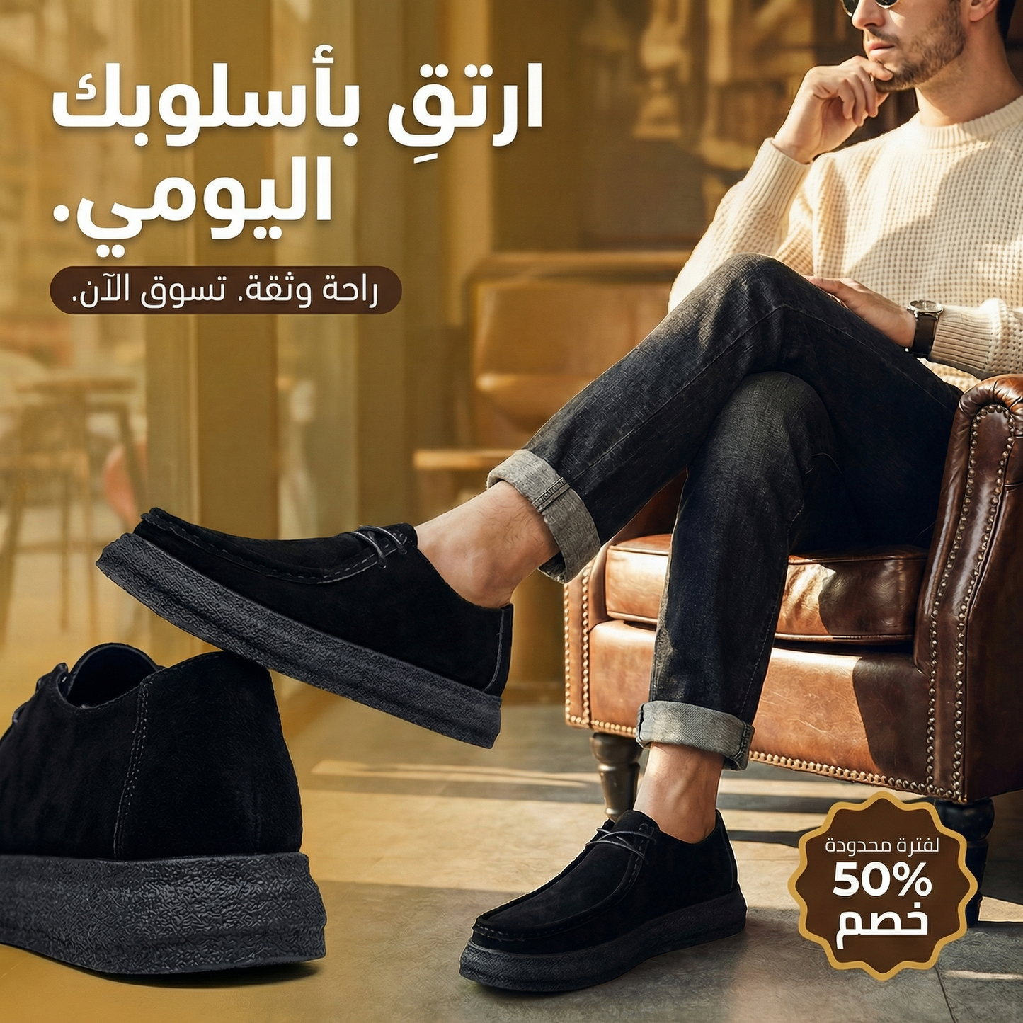 حذاء رجالي كلاسيكي – أناقة لا تنتهي