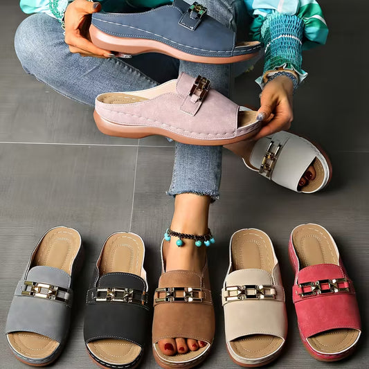 mule femme  orthopedique avec une touche classe