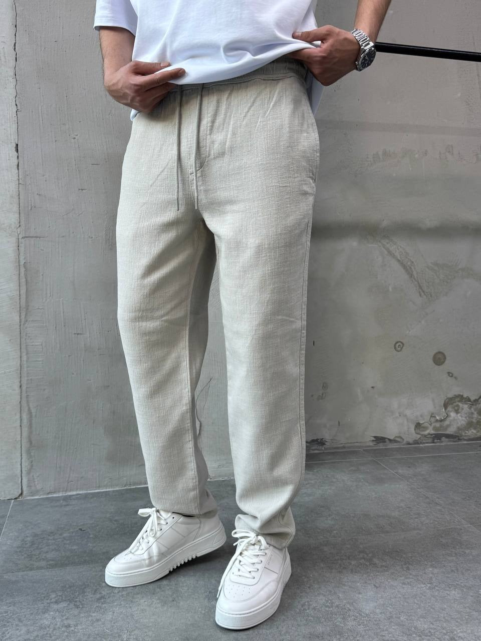 Jogger 100 % Lin – Le Pantalon Idéal pour l’Été 2025
