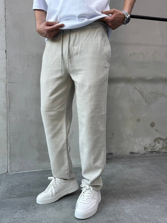 Jogger 100 % Lin – Le Pantalon Idéal pour l’Été 2025