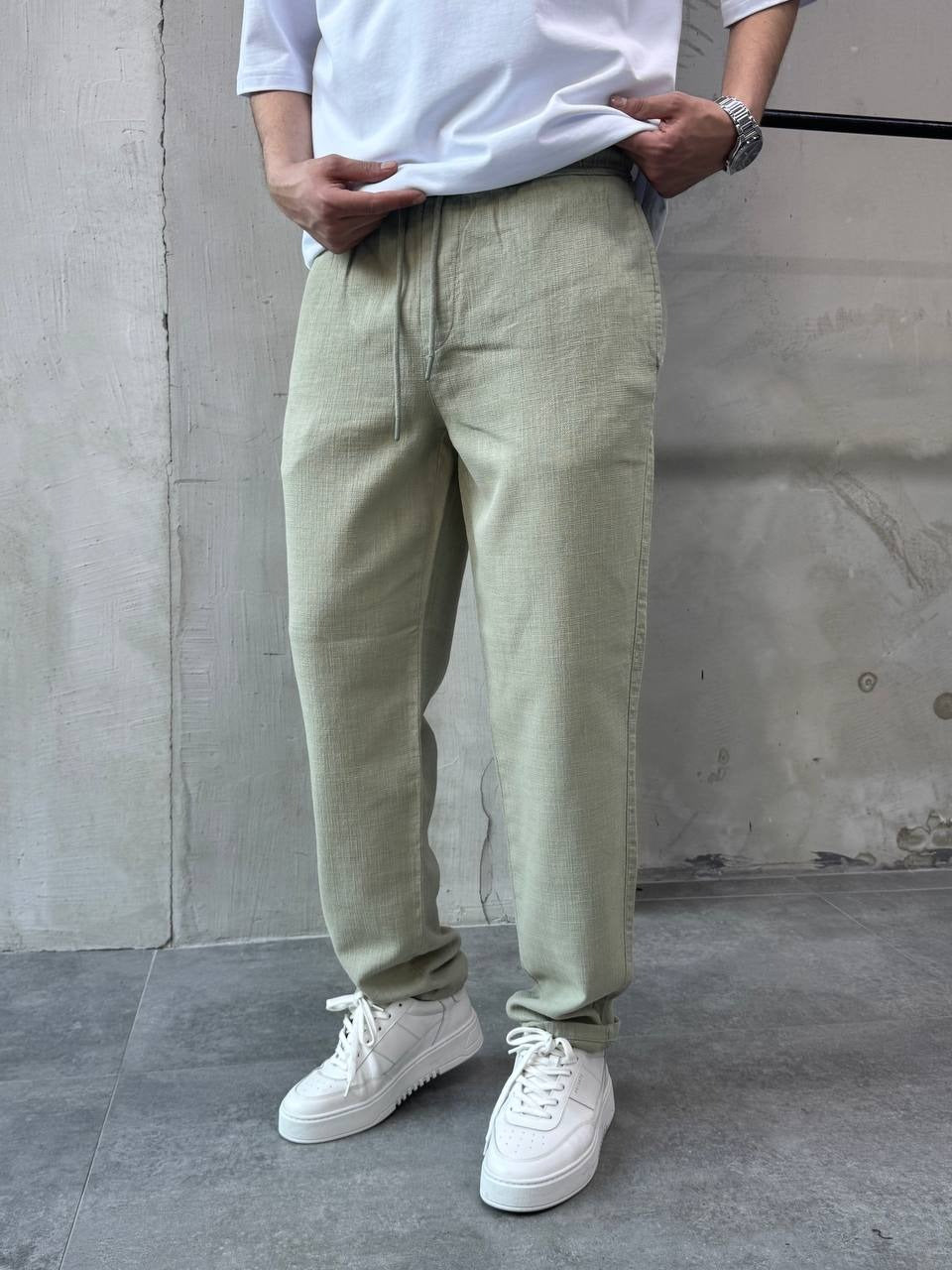 Jogger 100 % Lin – Le Pantalon Idéal pour l’Été 2025